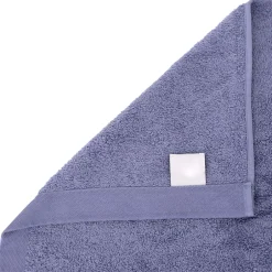 Linnea Drap de bain 100x150 cm coton peigné ALBA acier* Serviette De Bain