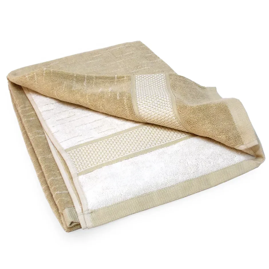 Linnea Drap de bain 90x200 cm FICUS Vert 500g/m2 pur coton biologique