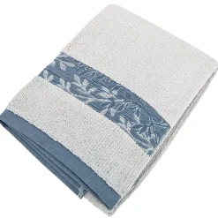 Linnea Drap de bain 100x150 cm FOLIUM en coton 520 g/m² bleu Cérulé* Serviette De Bain