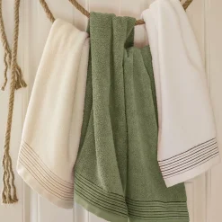 Linnea Drap de bain 100x150 cm JULIET Vert 520g/m2