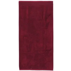 Linnea Drap de bain 100x150 cm JULIET Rouge bordeaux 520g/m2