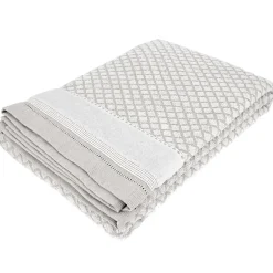 Linnea Drap de bain 100x150 cm LINEN blanc