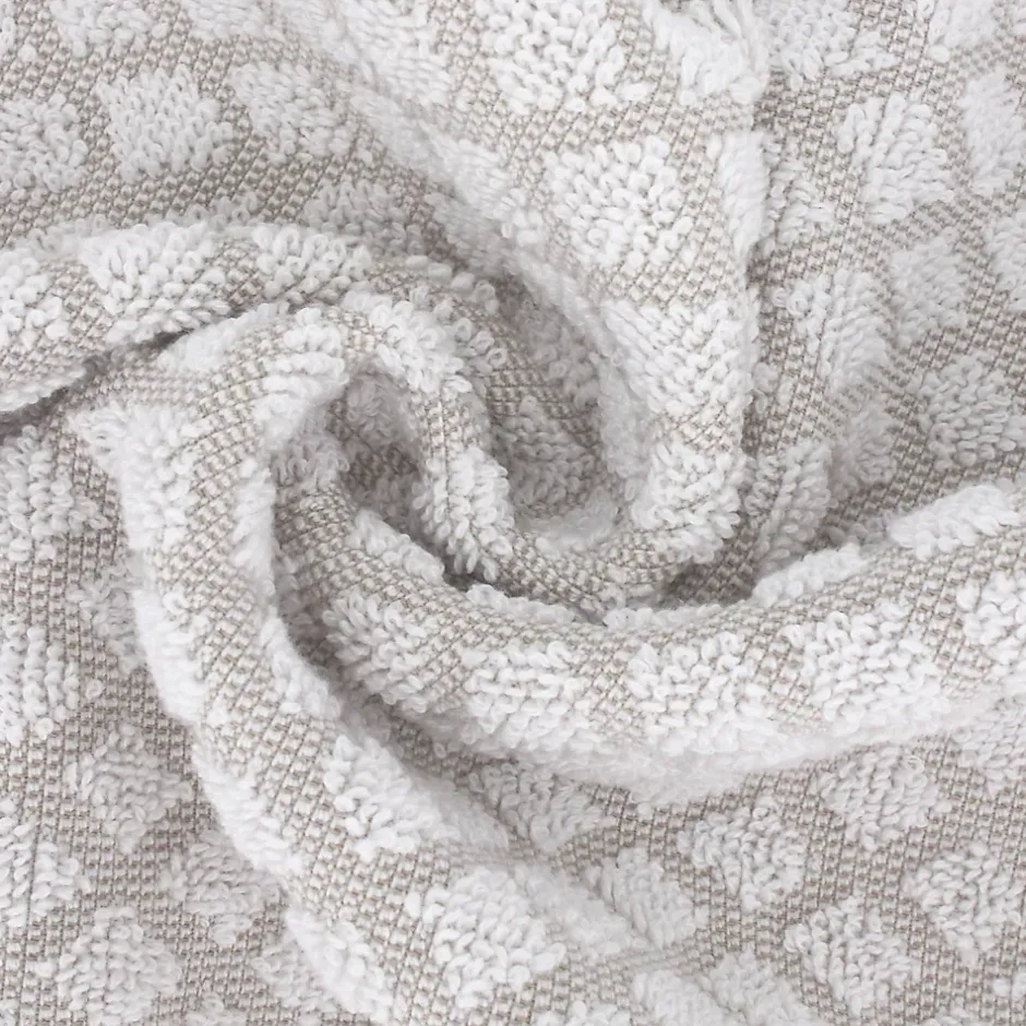 Linnea Drap de bain 100x150 cm LINEN blanc