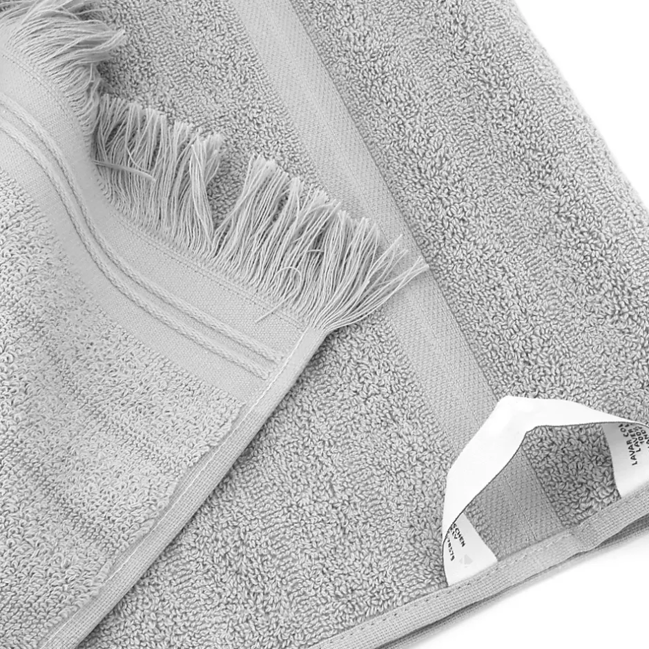 Linnea Drap de bain 100x150 cm NATURAL STRIPES gris platine