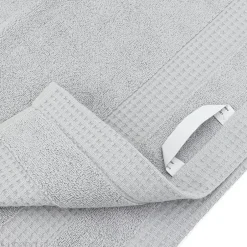 Linnea Drap de bain 100x150 cm NATURAL gris platine* Serviette De Bain
