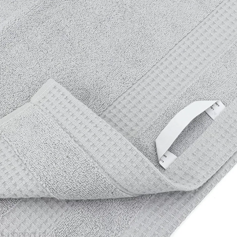 Linnea Drap de bain 100x150 cm NATURAL gris platine* Serviette De Bain