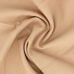 Linnea Drap de bain 90x160 cm nid d'abeille PURE WAFFLE 300 g/m² beige* Serviette De Bain