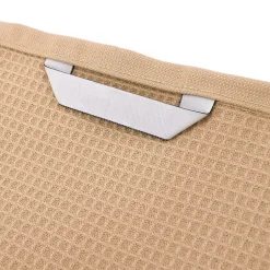 Linnea Drap de bain 90x160 cm nid d'abeille PURE WAFFLE 300 g/m² beige* Serviette De Bain