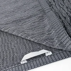 Linnea Drap de bain 100x150 cm pur coton collection OSAKA feuillage gris