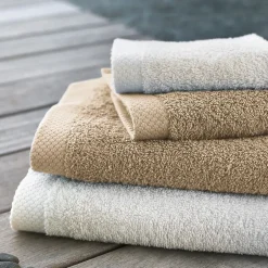 Linnea Drap de bain 100x150 cm PURE Beige 550g/m2* Serviette De Bain