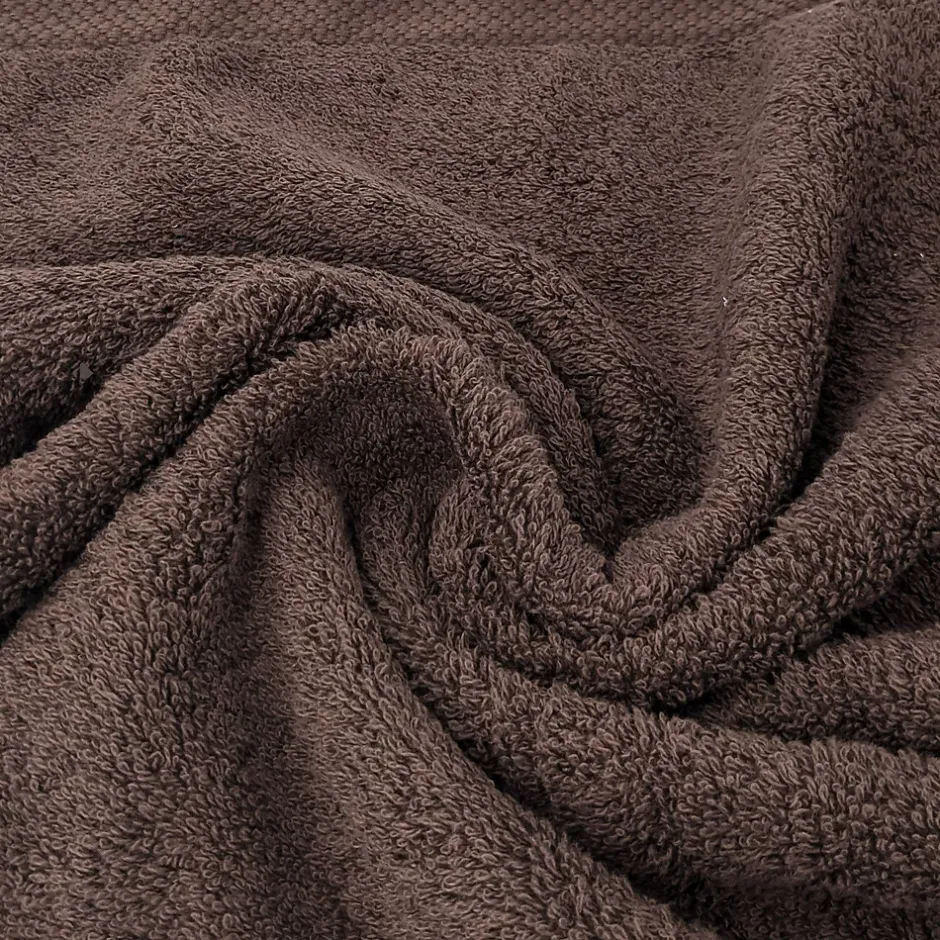 Linnea Drap de bain 100x150 cm PURE Marron 550g/m2* Serviette De Bain