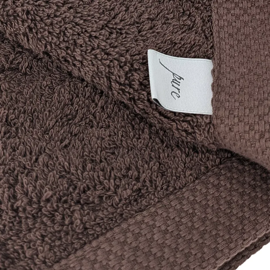 Linnea Drap de bain 100x150 cm PURE Marron 550g/m2* Serviette De Bain