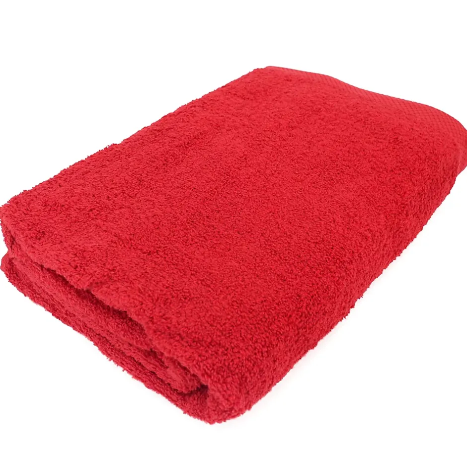 Linnea Drap de bain 100x150 cm PURE Rouge 550g/m2