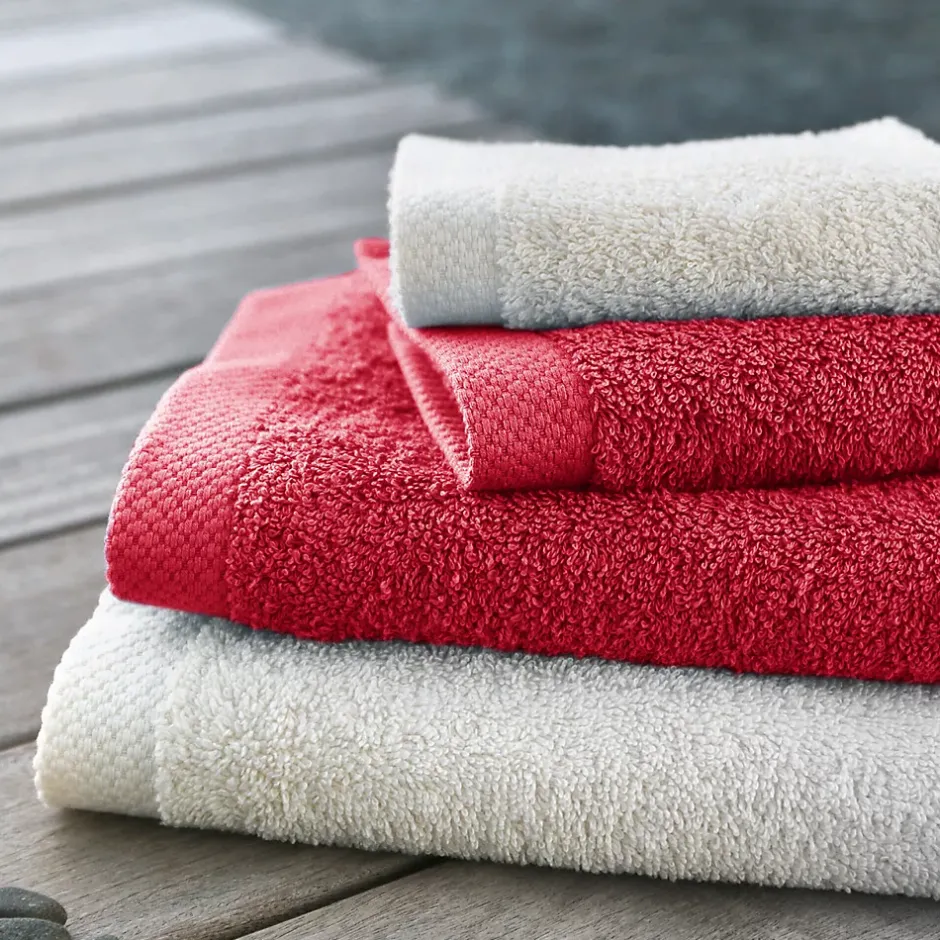 Linnea Drap de bain 100x150 cm PURE Rouge 550g/m2