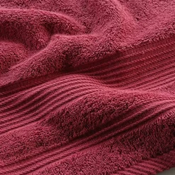 Douceur D'Intérieur Drap de douche 70 x 130 cm eponge unie tendresse Rubis