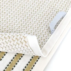 Linnea Drap de douche coton 70x140cm SANTORINI liteau jaune* Serviette De Bain
