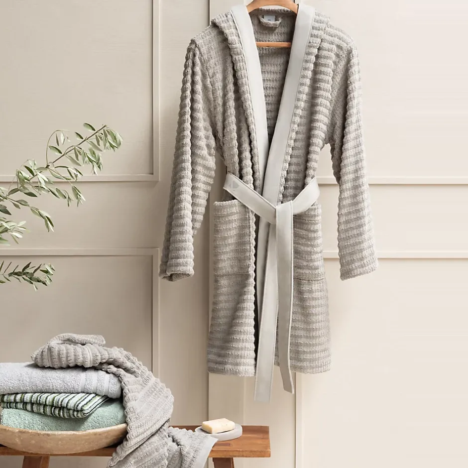 Linnea Drap de douche en fils retors 70x140 cm pur coton collection SWELL vert* Serviette De Bain