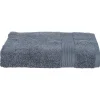 Atmosphera Créateur D'Intérieur Drap de douche Essentiel - coton 450 gr/m² - gris anthracite 70x130 cm - Atmosphera* Serviette De Toilette
