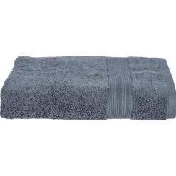 Atmosphera Créateur D'Intérieur Drap de douche Essentiel - coton 450 gr/m² - gris anthracite 70x130 cm - Atmosphera* Serviette De Toilette