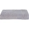 Atmosphera Créateur D'Intérieur Drap de douche Essentiel - coton 450 gr/m² - gris taupe 70x130 cm - Atmosphera