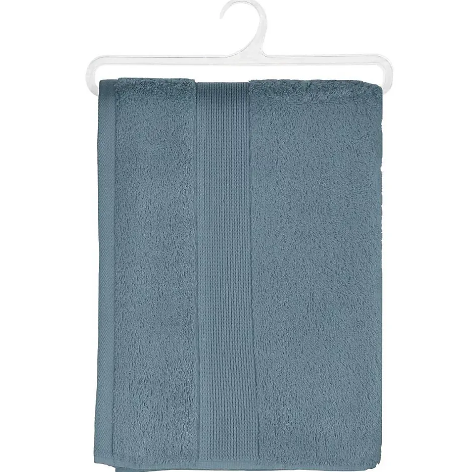 Atmosphera Créateur D'Intérieur Drap de douche Essentiel - coton 450 gr/m² - gris orage 70x130 cm - Atmosphera