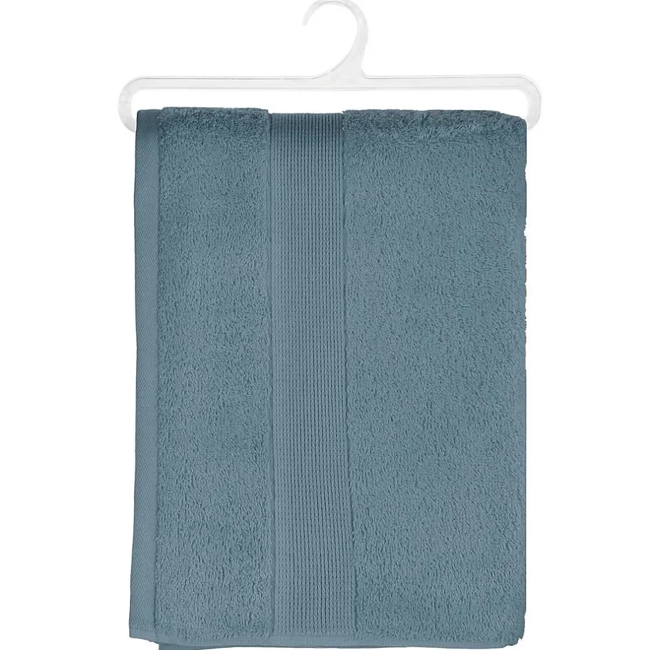 Atmosphera Créateur D'Intérieur Drap de douche Essentiel - coton 450 gr/m² - gris orage 70x130 cm - Atmosphera