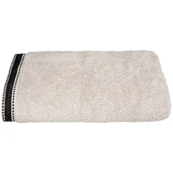 Atmosphera Créateur D'Intérieur Drap de douche Joia - coton 550 gr/m² - lin 70x130 cm - Atmosphera