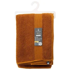 Atmosphera Créateur D'Intérieur Drap de douche Praia en coton 70x130cm bleu clair - Atmosphera