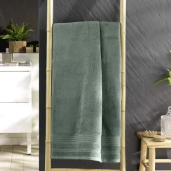 Douceur D'Intérieur Drap de Douche Uni Tendresse - 70x130 cm - 500 g,m² - 70x130cm - Orage