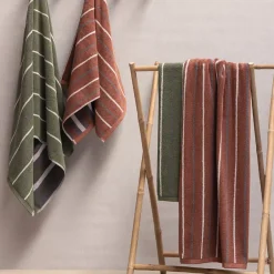 Linnea Drap de douche 70x140 cm BOLD coton 500g/m² marron Terracotta