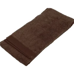 Linnea Drap de douche 70x140 cm coton peigné ALBA chocolat