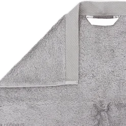 Linnea Drap de douche 70x140 cm coton peigné ALBA argent