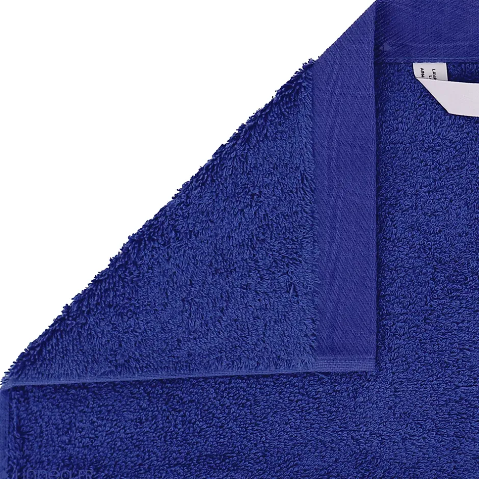 Linnea Drap de douche 70x140 cm coton peigné ALBA bleu moyen