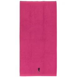Linnea Drap de douche 70x140 cm coton 550g/m2 PURE FOOTBALL Rose Fuchsia