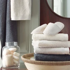 Linnea Drap de douche 70x140 cm coton peigné ALBA blanc* Serviette De Bain