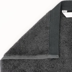 Linnea Drap de douche 70x140 cm coton peigné ALBA anthracite