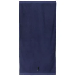 Linnea Drap de douche 70x140 cm coton 550g/m2 PURE FOOTBALL Bleu Marine