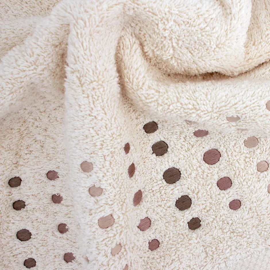 Linnea Drap de douche 70x140 cm coton 550g/m2 PURE POINTS Beige* Serviette De Bain