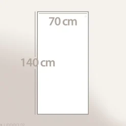 Linnea Drap de douche 70x140 cm NATURAL marron