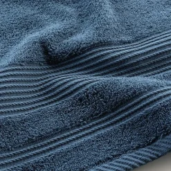 Douceur D'Intérieur Drap de Douche 70x130 cm Éponge Unie Tendresse Saphir 600g/m²