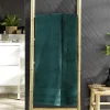 Douceur D'Intérieur Drap de Douche 70x130 cm Éponge Unie Tendresse Emeraude 600g/m²* Serviette De Bain