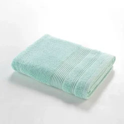 Douceur D'Intérieur Drap de Douche 70x130 cm Éponge Unie Tendresse Céladon 600g/m²