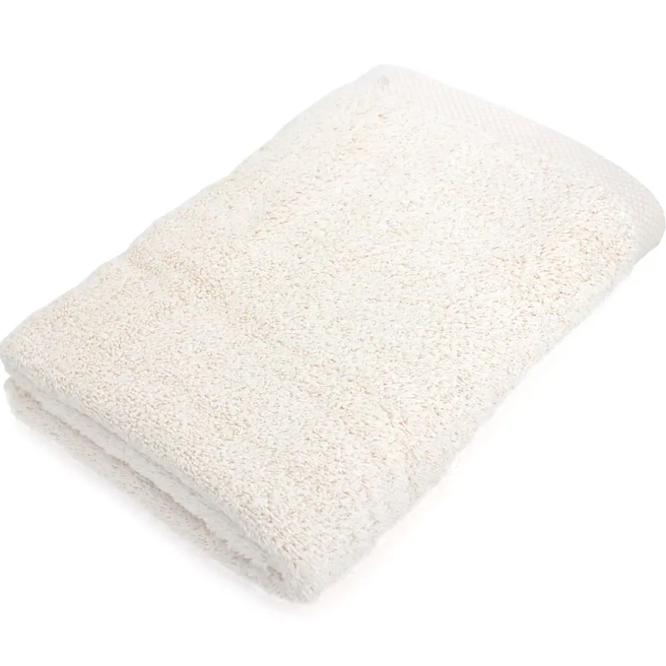 Linnea Drap de douche 70x140 cm PURE Ivoire 550g/m2