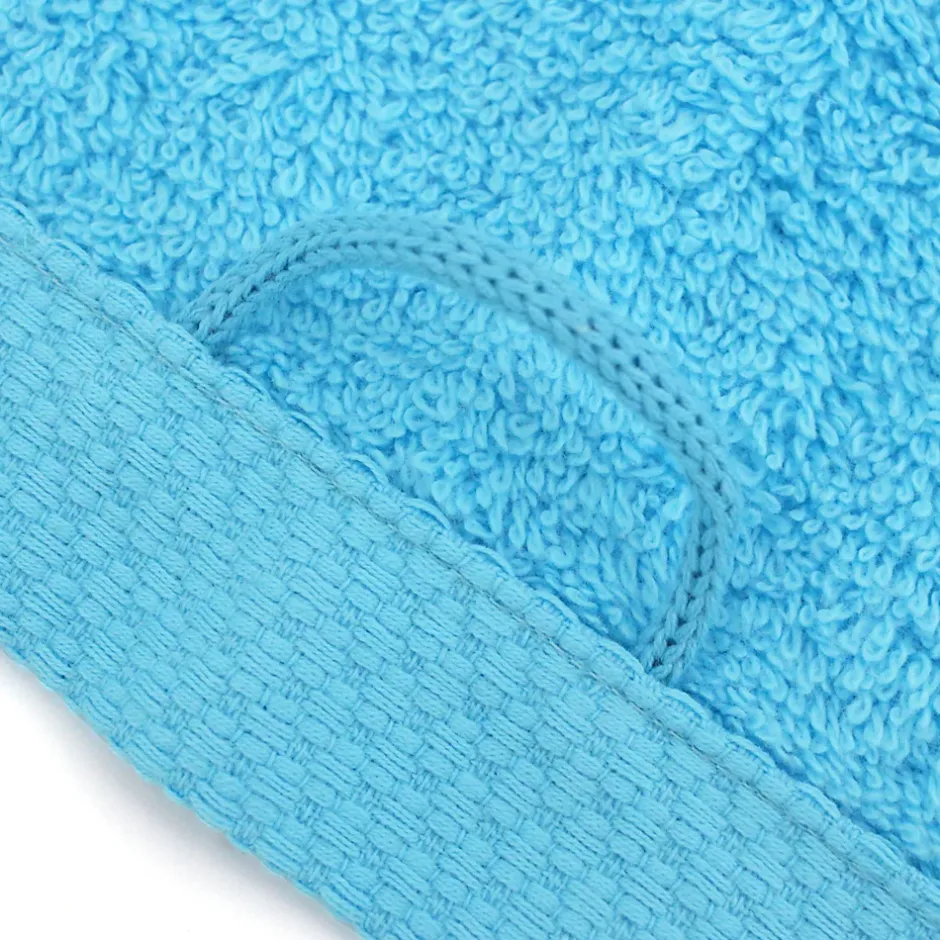 Linnea Drap de douche 70x180 cm PURE Bleu Océan 550g/m2