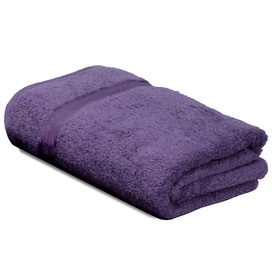 Linnea Drap de douche 70x140 cm ROYAL CRESENT Prune 650g/m2