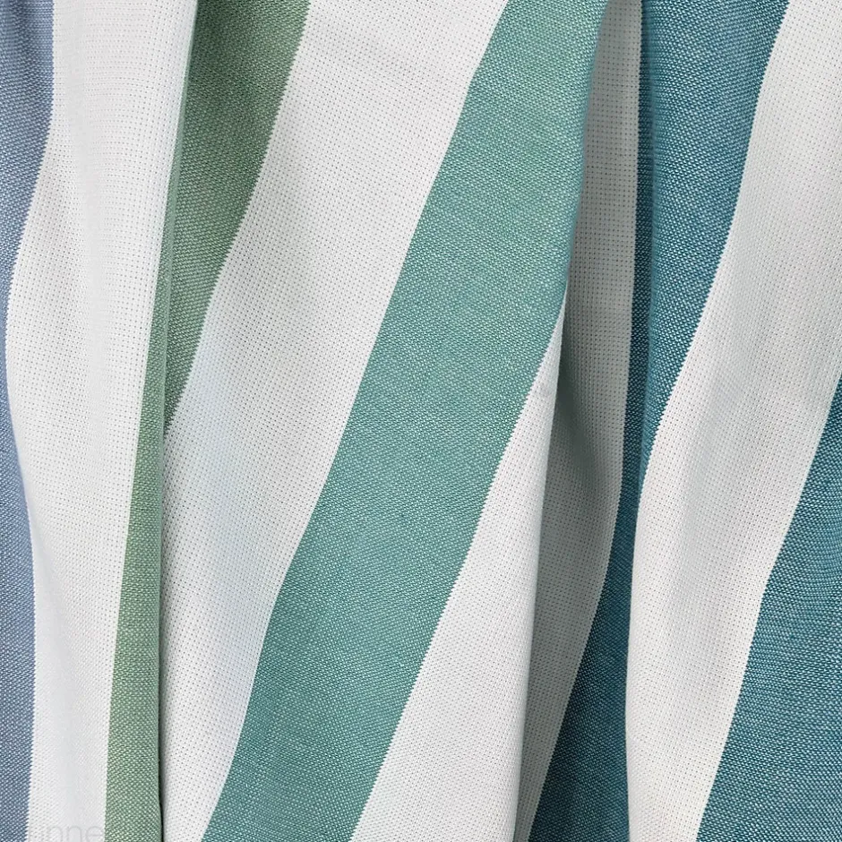 Linnea Drap de plage à rayures 100x180 cm pur coton collection BARBAGIA bleu