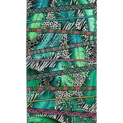Linnea Drap de plage 100x180 cm JUNGLE Vert* Serviette De Bain