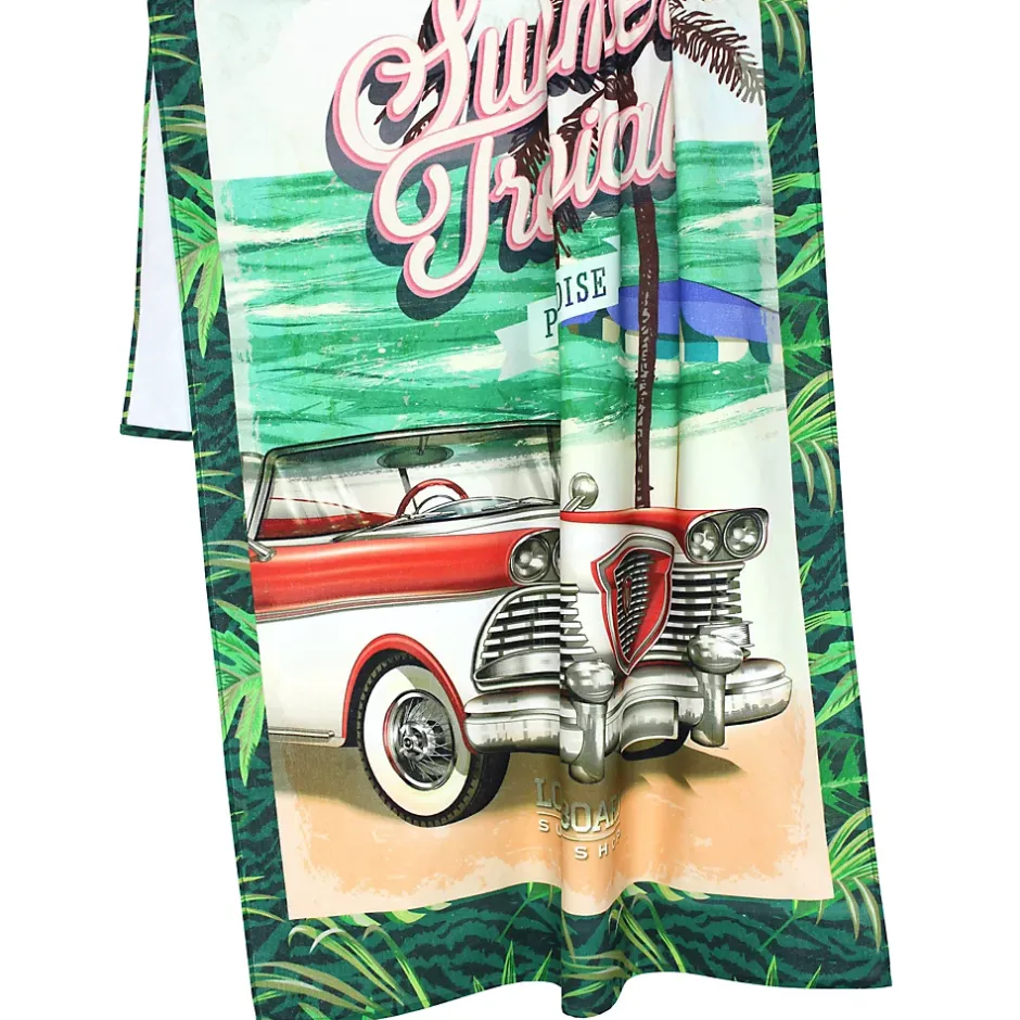 Linnea Drap de plage 100x180 cm POMPANO BEACH multicolore* Serviette De Bain