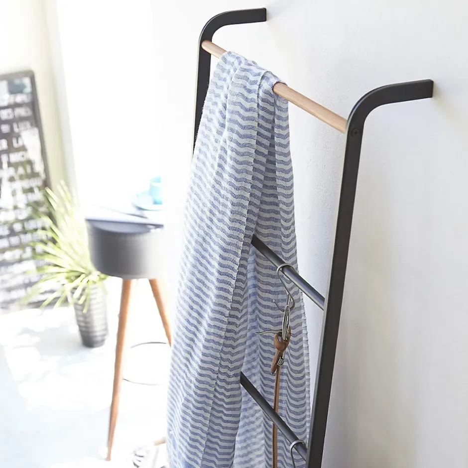 Calicosy Echelle porte serviettes avec 6 barreaux - H160 cm