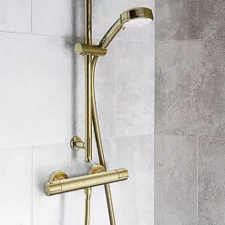 Edouard Rousseau - Mitigeur thermostatique de douche AKILA - Corps froid - Débit 9,5 L par minute - 7 coloris disponibles